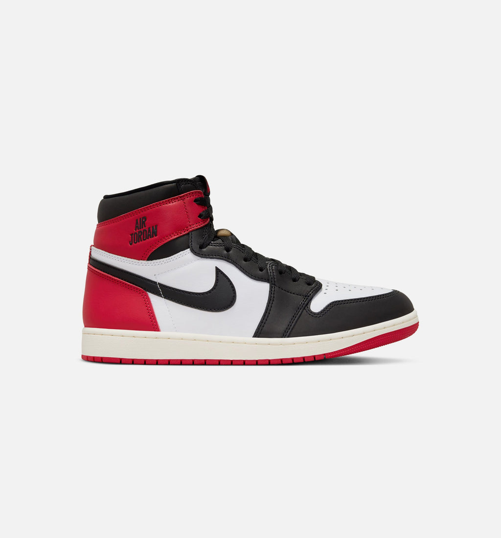 Air Jordan 1 Retro High OG Black Toe Men's – White/Black/Varsity Red/Sail