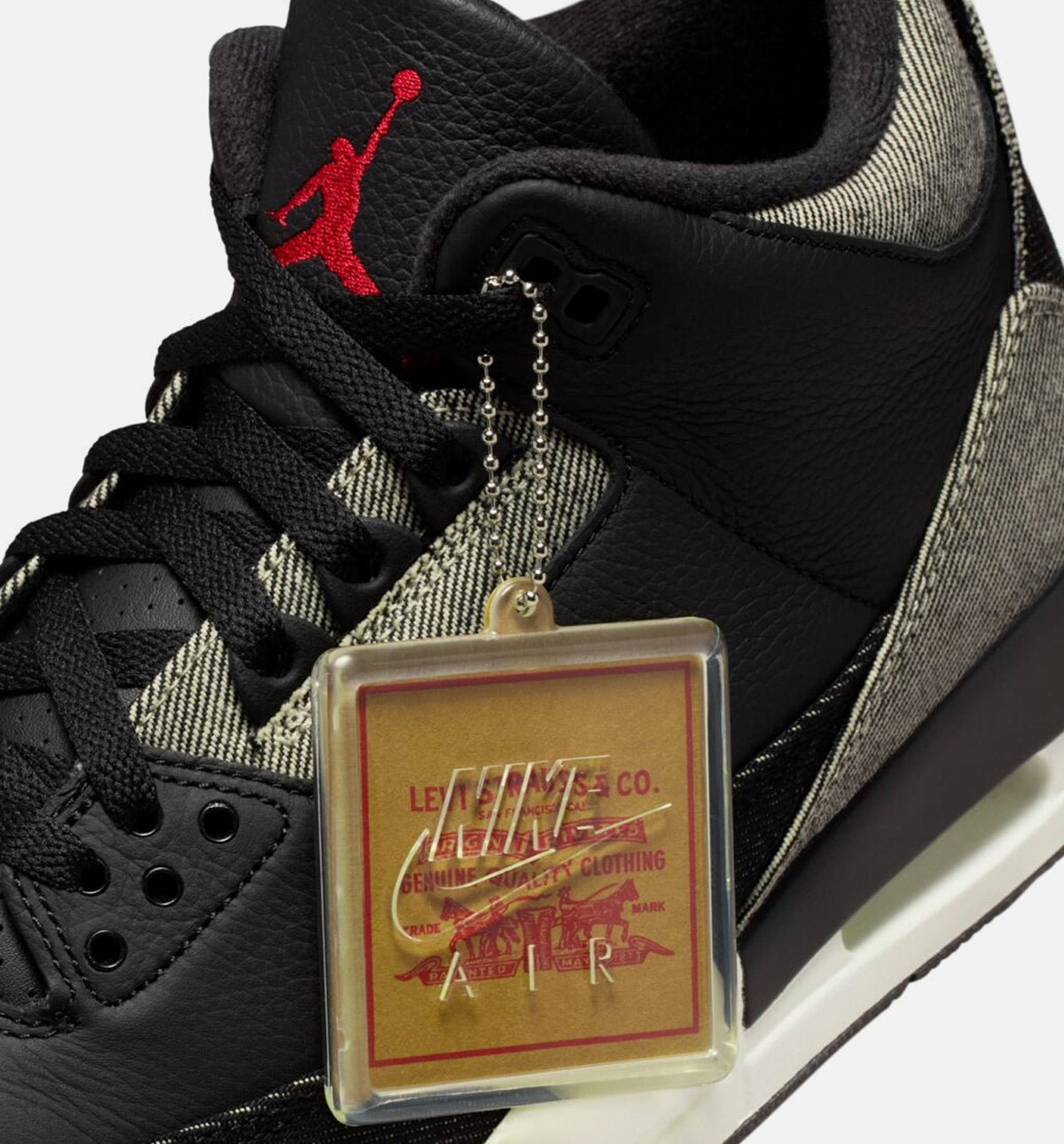 Air Jordan 3 Retro x Levi's Men's – Denim/Black/Gym Red