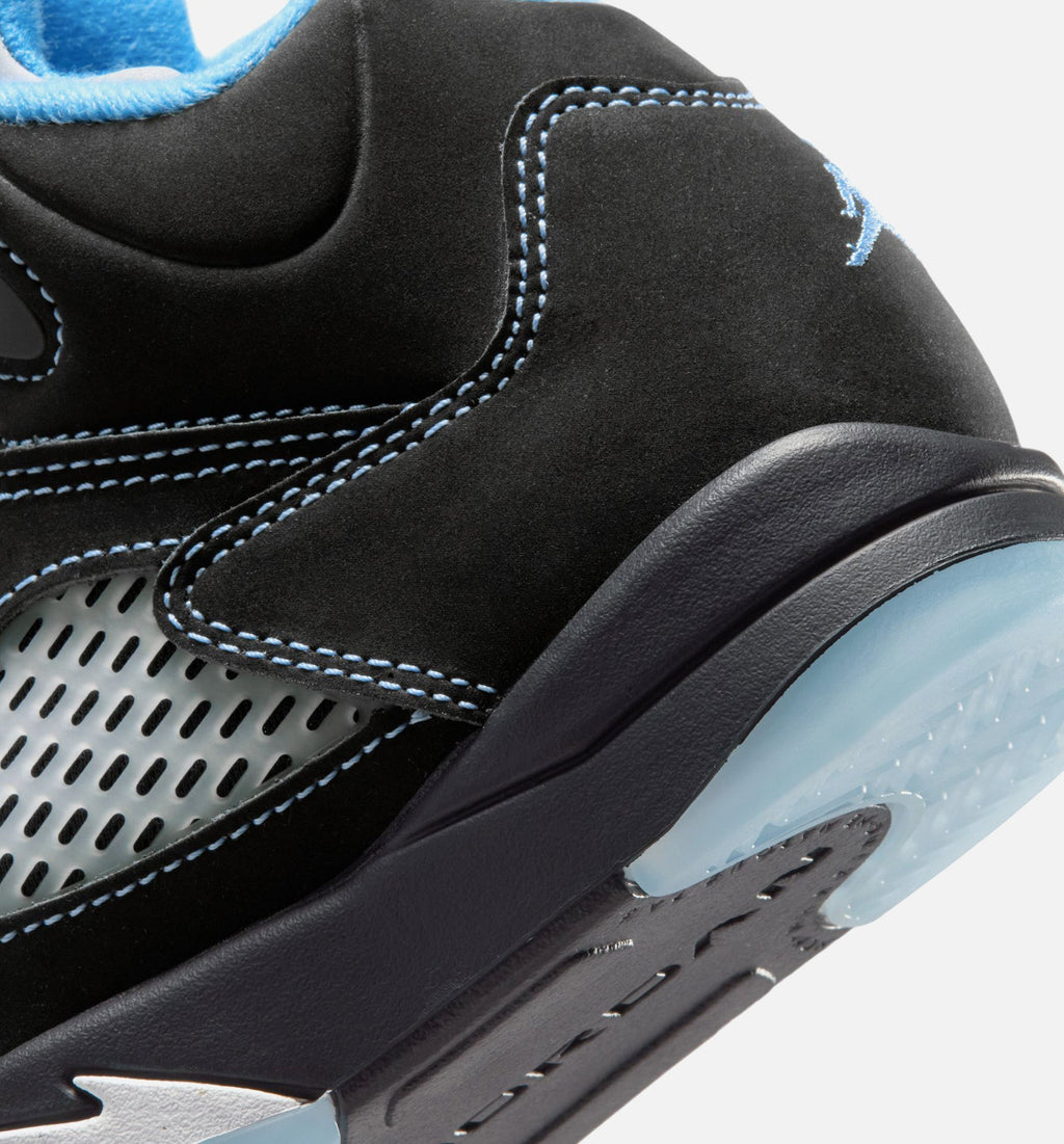 Air Jordan 5 Retro Black Carolina Preschool – Black/University Blue/White