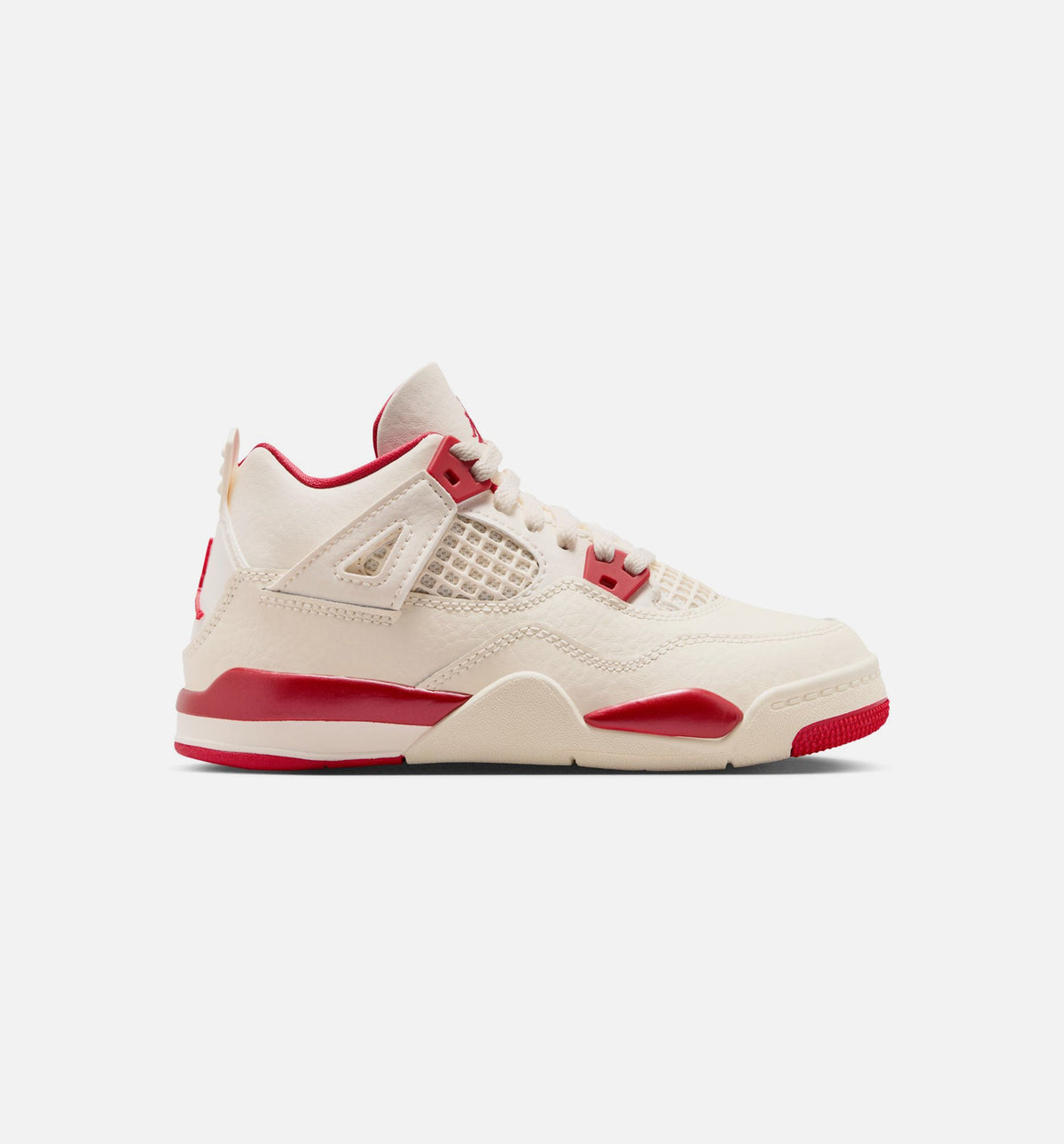 Air Jordan 4 Retro Valentine's Day Preschool – Pale Ivory/Sierra Red/Tough Red