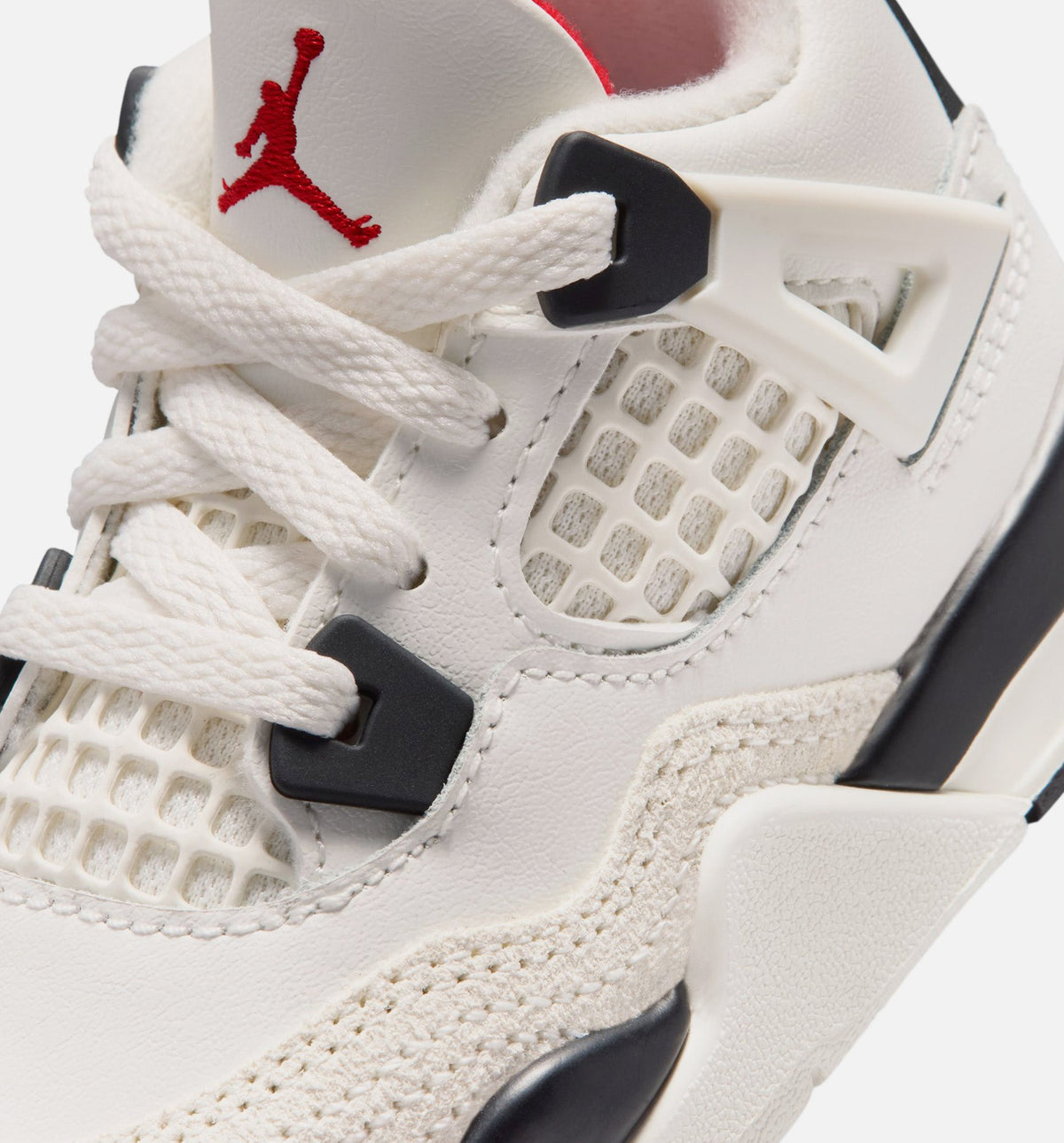 Air Jordan 4 Retro Flight Club Infant/Toddler – Sail/Black/University Red