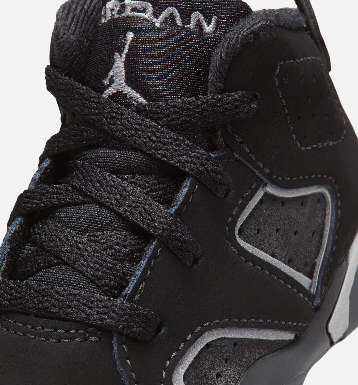 Air Jordan 6 Cap & Gown Infant/Toddler – Black/Reflective Silver/Black