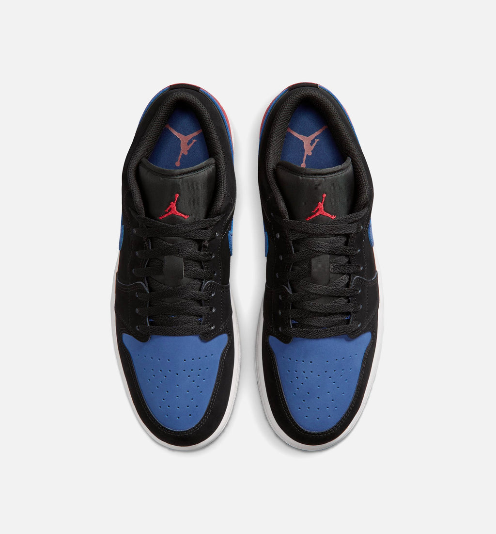 Air Jordan 1 Low Men's – Black/Summit White/True Blue/Varsity Red
