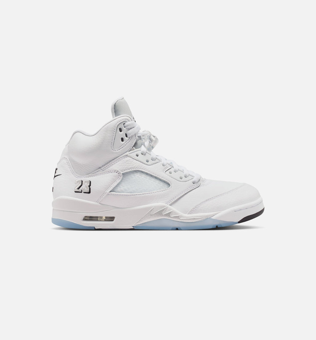 Air Jordan 5 Retro OG White Metallic Men's – White/Metallic Silver/Black