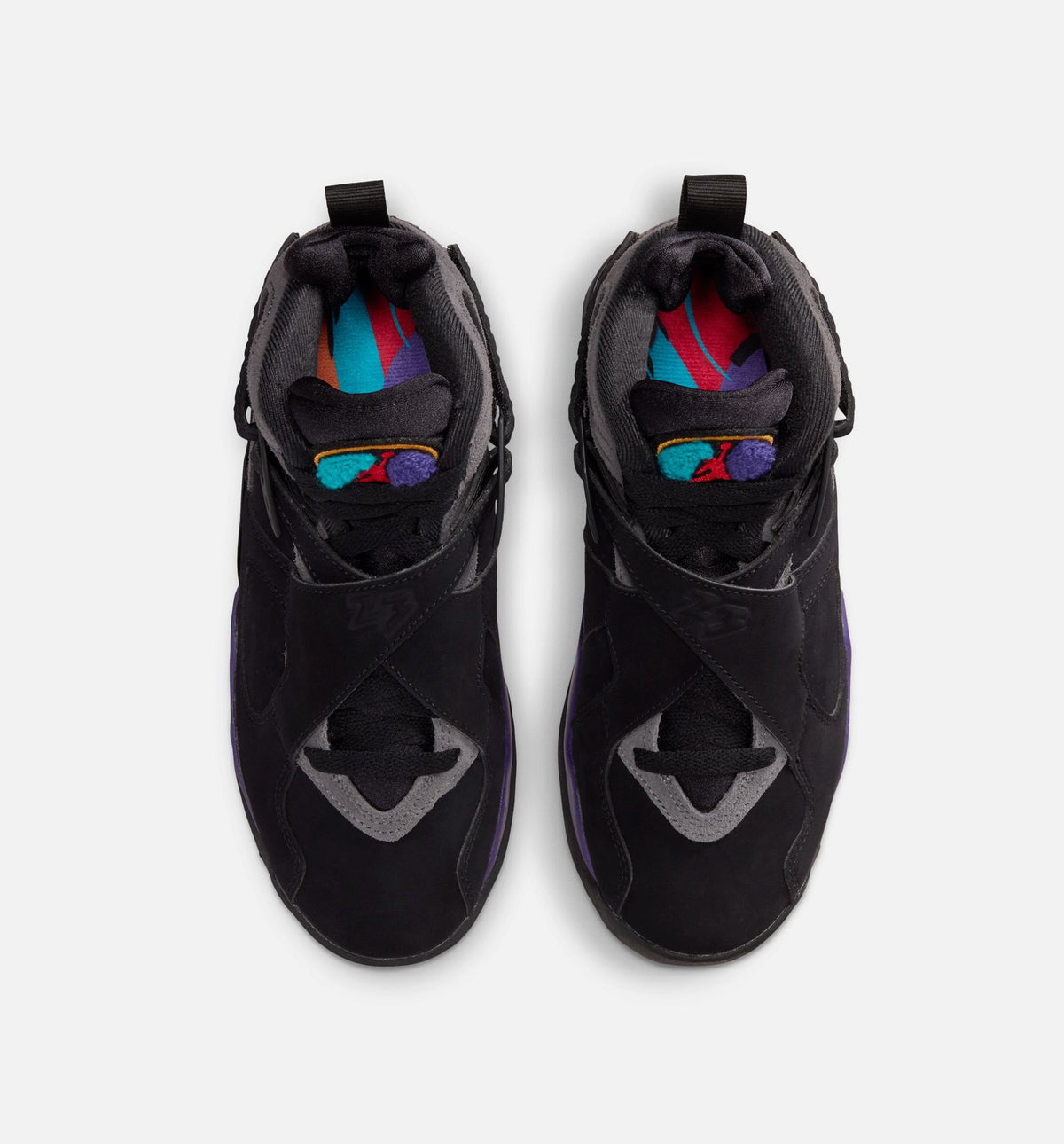 Air Jordan 8 Retro Aqua Grade School – Black/Multi-Color/Bright Concord
