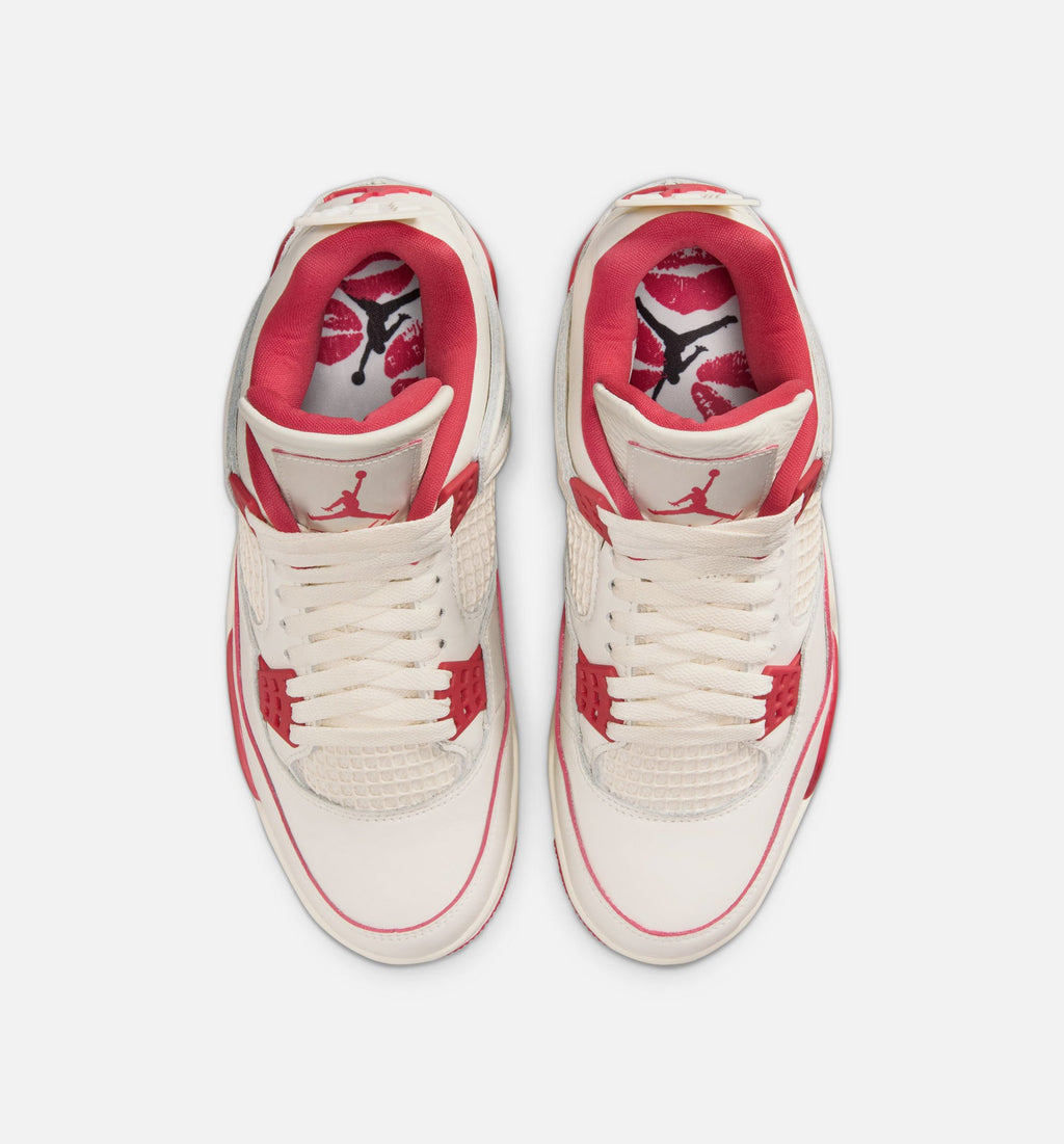 Air Jordan 4 Retro Valentine's Day Women's – Pale Ivory/Sierra Red/Tough Red