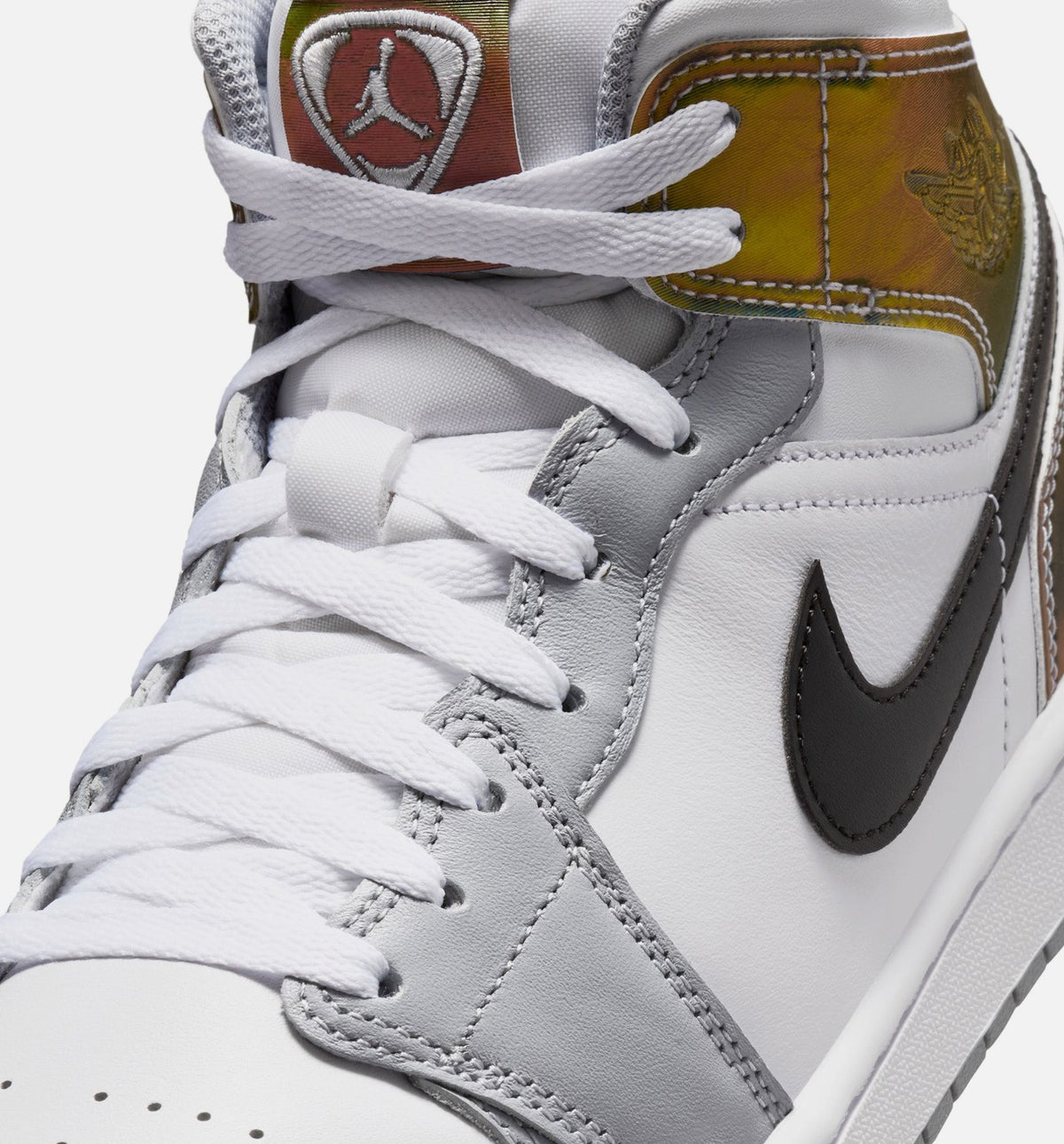 Air Jordan 1 Mid SE Men's – Black/White/Wolf Grey
