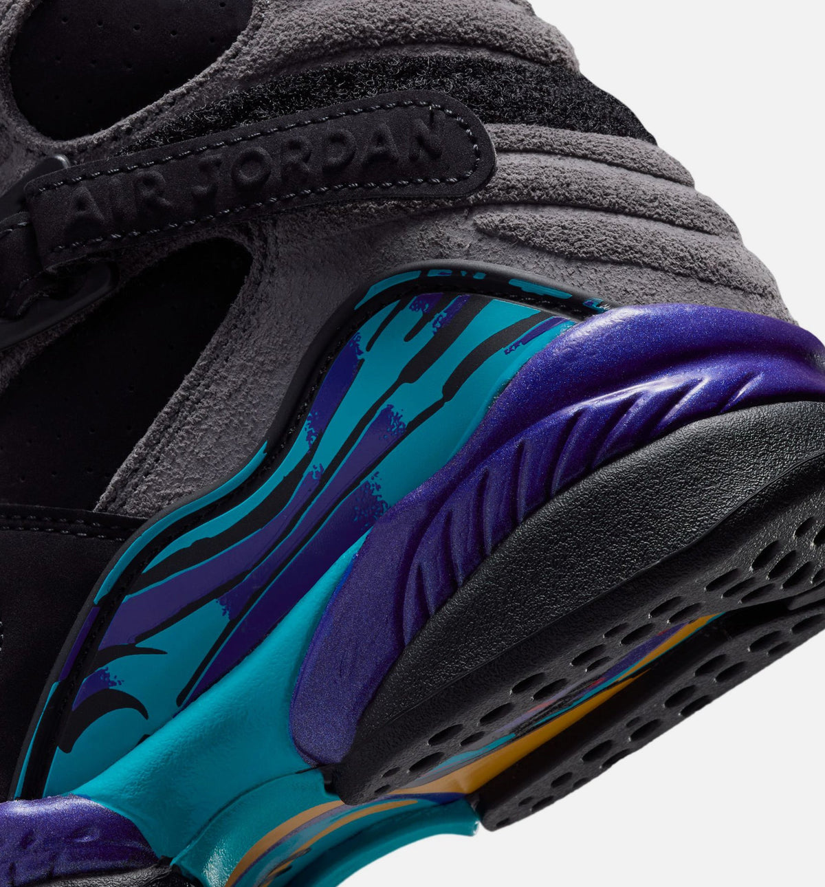 Air Jordan 8 Retro Aqua Grade School – Black/Multi-Color/Bright Concord