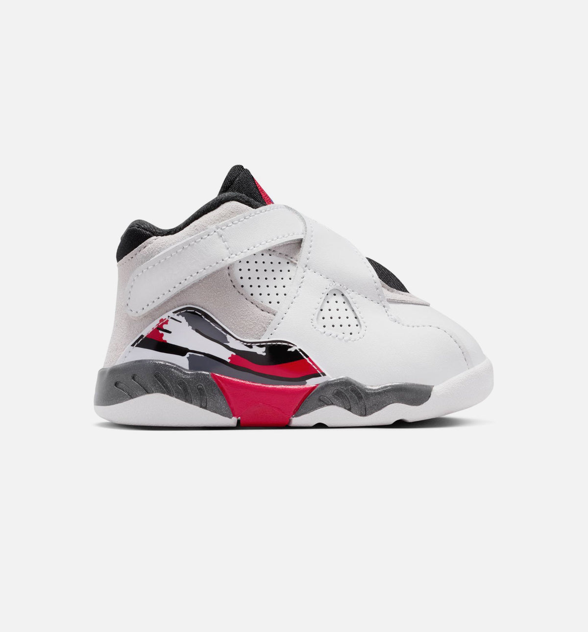 Air Jordan 8 Retro White and True Red Infant/Toddler – White/Black/True Red