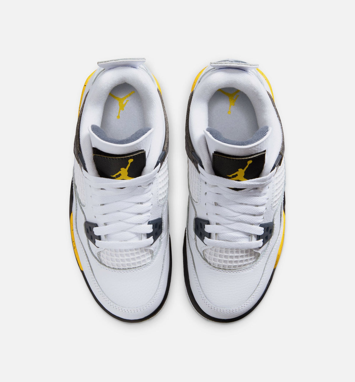 Air Jordan 4 Retro Rare Air Tour Yellow Grade School – White/Dark Blue Grey/Black/Tour Yellow