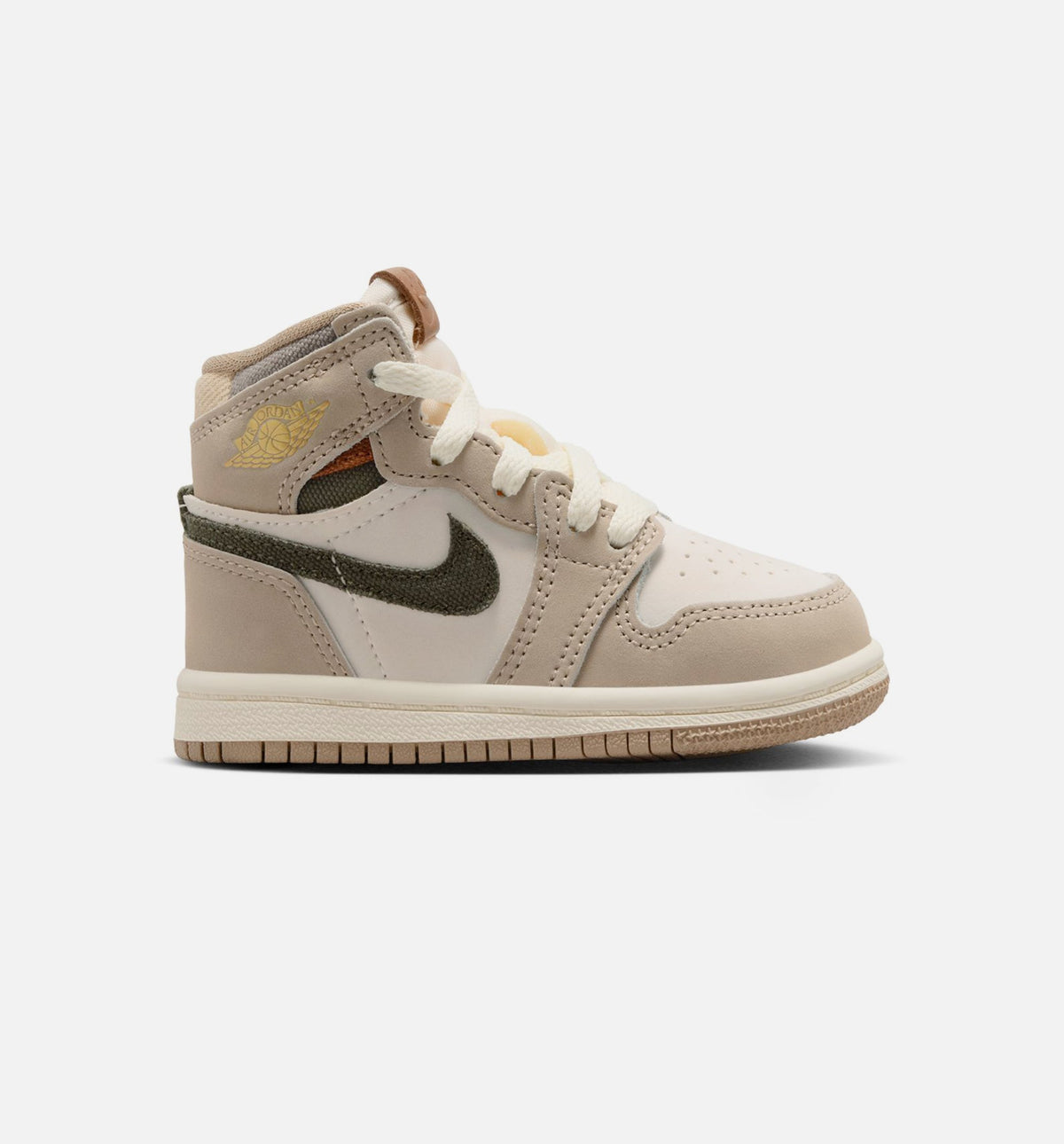Air Jordan 1 Retro High OG Infant/Toddler – Khaki/Sail/Coconut Milk/Cargo Khaki