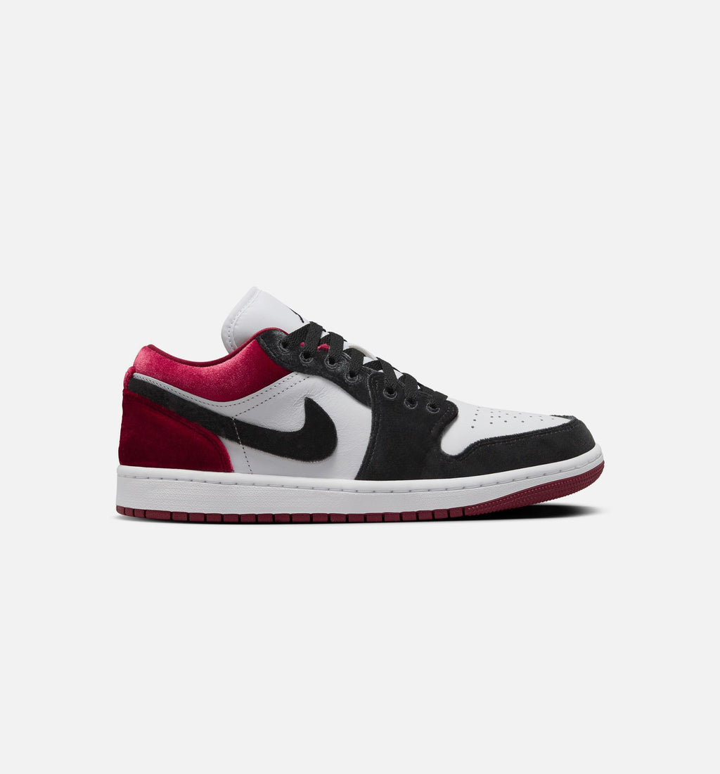 Air Jordan 1 Low SE Velvet Women's – Black/Gym Red/White