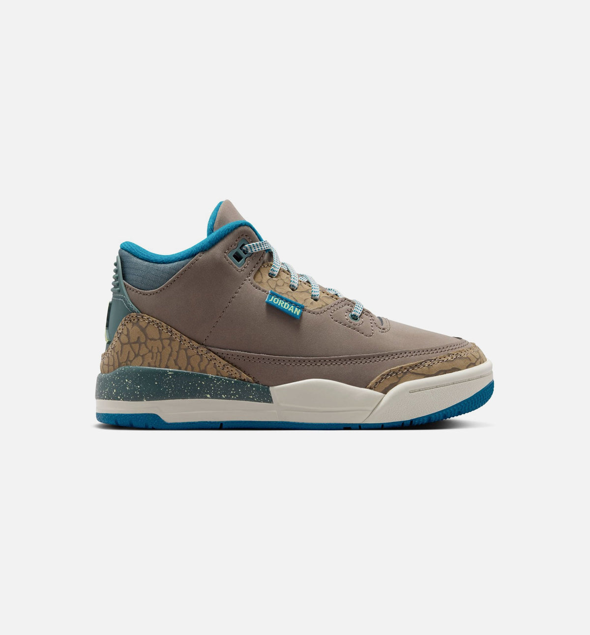 Air Jordan 3 Retro Olive Grey Preschool – Olive Grey/Green Abyss/Khaki/Sea Glass