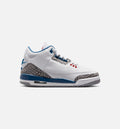 Air Jordan 3 Retro OG True Blue Grade School – White/Fire Red/True Blue