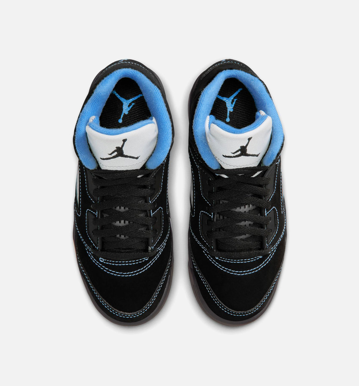 Air Jordan 5 Retro Black Carolina Preschool – Black/University Blue/White