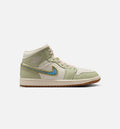 Air Jordan 1 Mid SE Women's – Olive Aura/Pearl White/Lawn