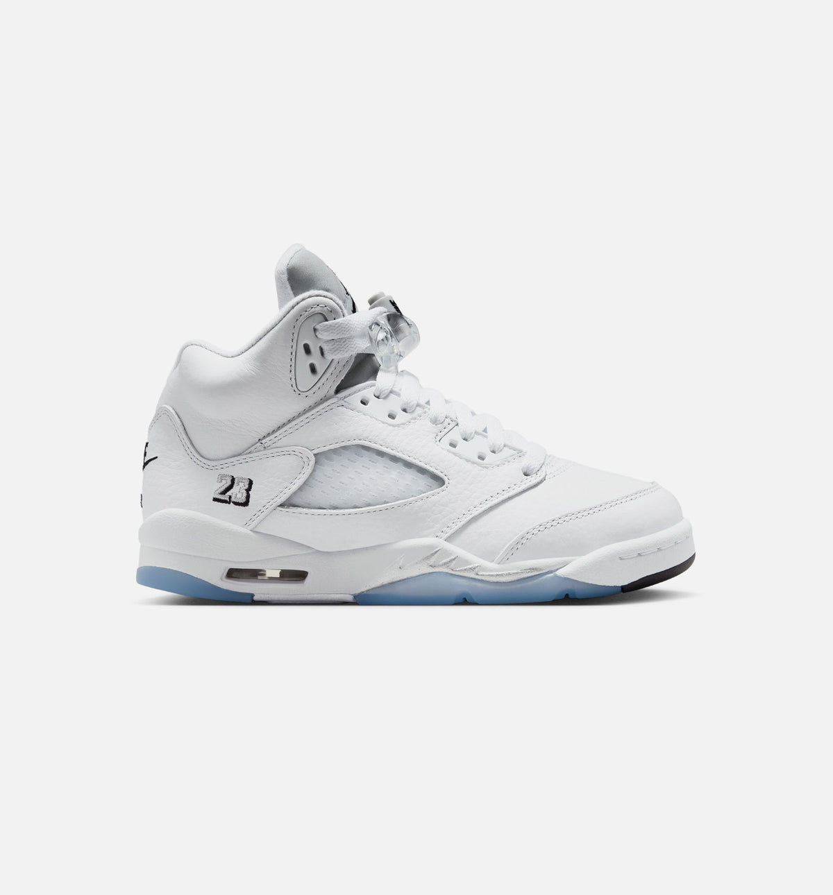 Air Jordan 5 Retro OG White Metallic Grade School – White/Black/Metallic Silver