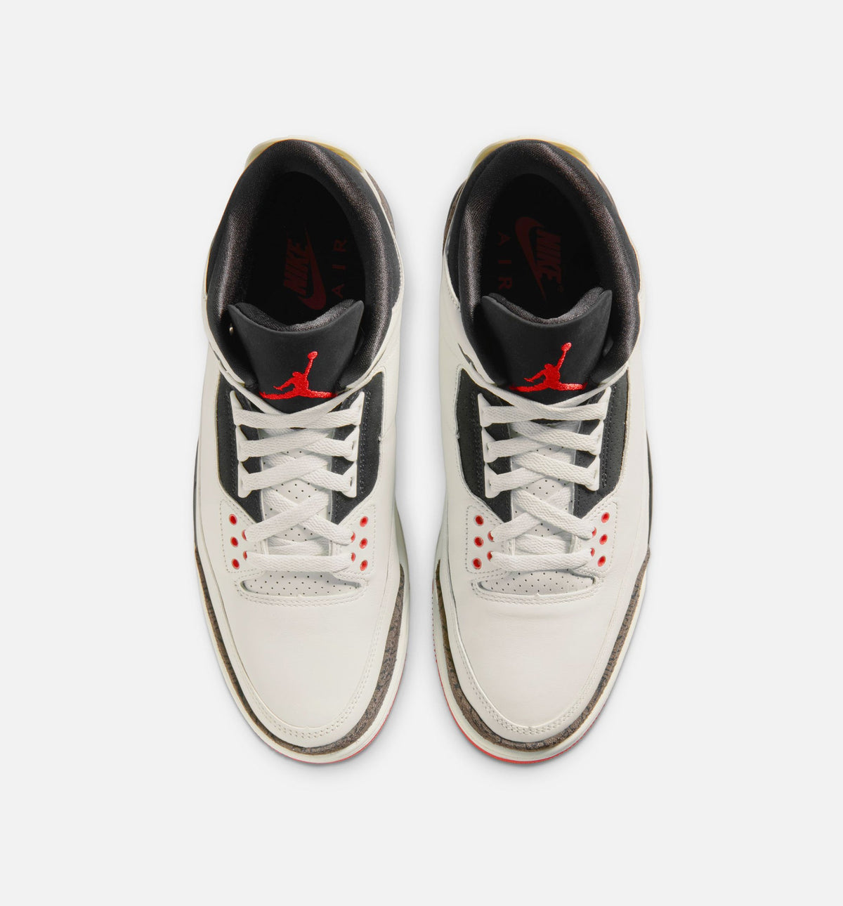 Air Jordan 3 Retro Sail and University Red Men's – Sail/Black/University Red/Pale Ivory