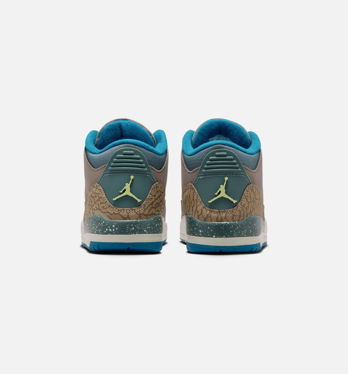 Air Jordan 3 Retro Olive Grey Preschool – Olive Grey/Green Abyss/Khaki/Sea Glass