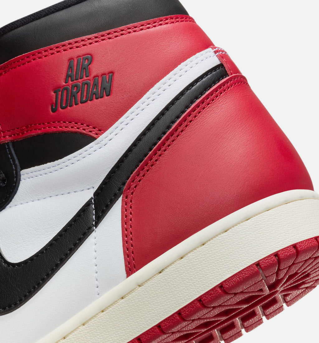 Air Jordan 1 Retro High OG Black Toe Men's – White/Black/Varsity Red/Sail
