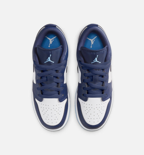 Air Jordan 1 Low Grade School – Midnight Navy/University Blue/White