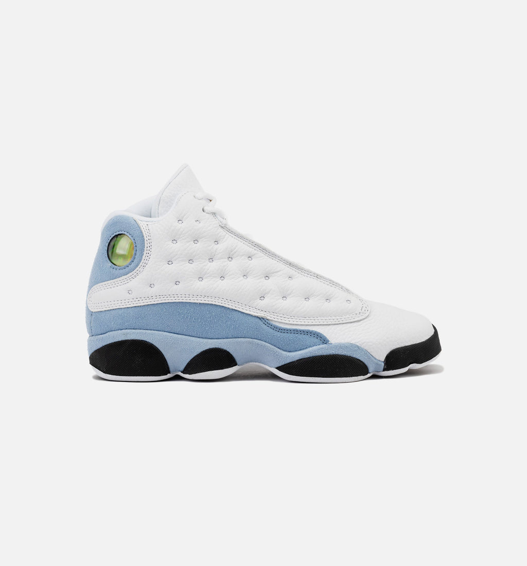 Air Jordan 13 Retro Blue Grey Grade School – White/Blue Grey/Black/Yellow Ochre