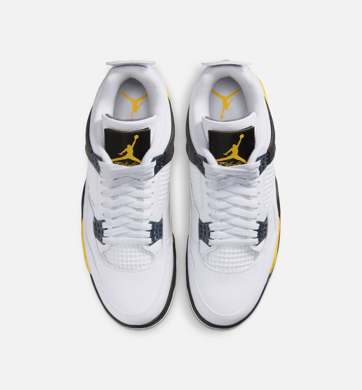 Air Jordan 4 Retro Rare Air Tour Yellow Men's – White/Dark Blue Grey/Black/Tour Yellow