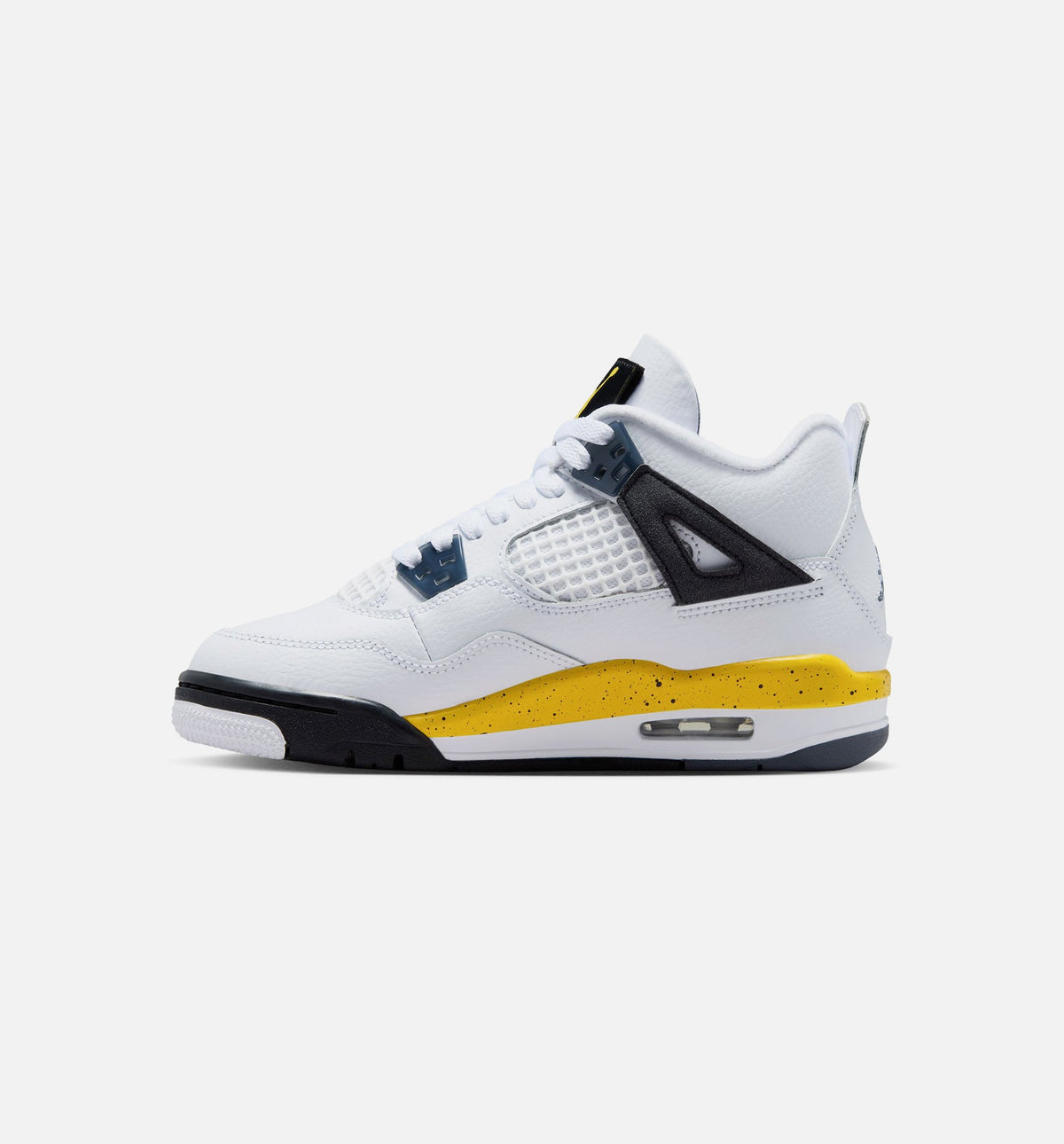 Air Jordan 4 Retro Rare Air Tour Yellow Grade School – White/Dark Blue Grey/Black/Tour Yellow
