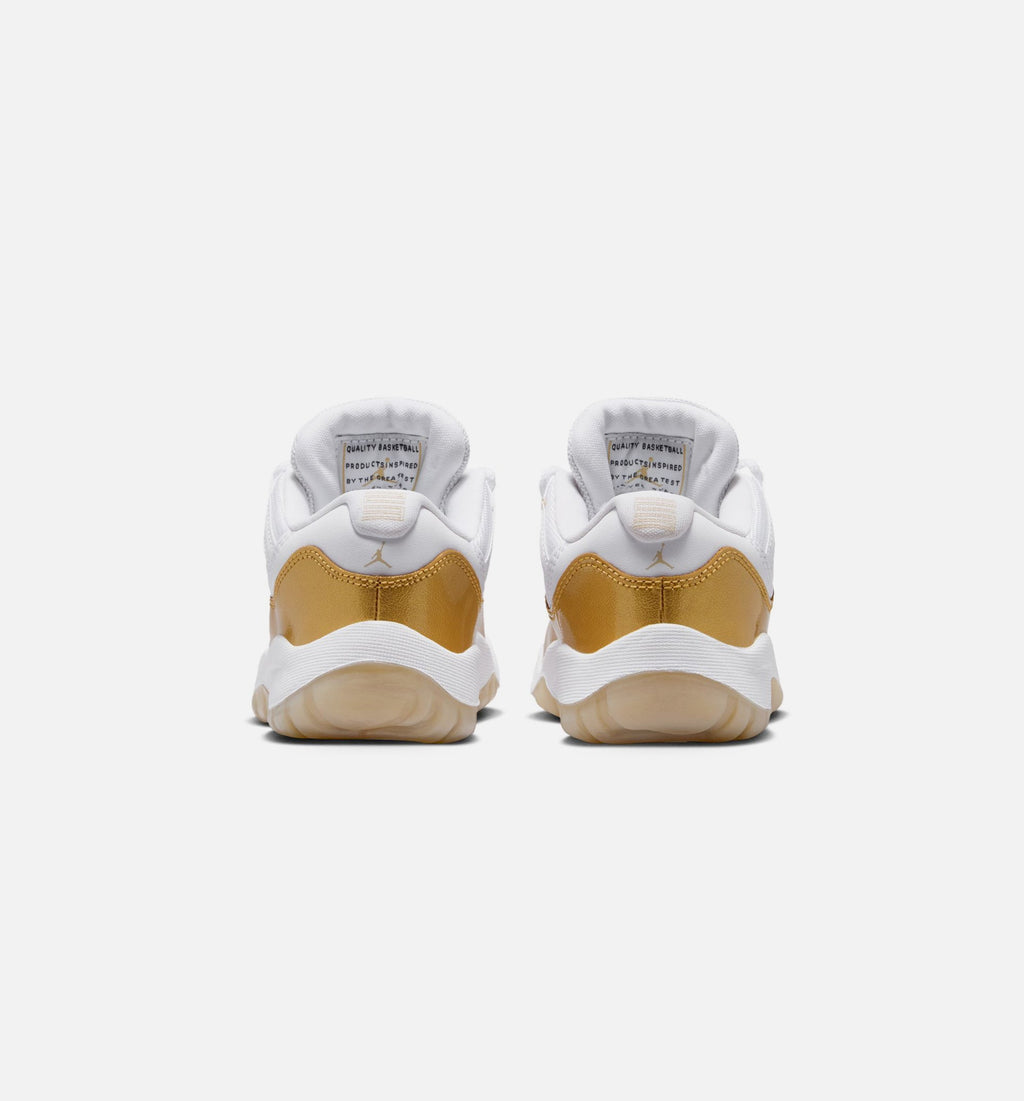 Air Jordan 11 Retro Low Mother's Day Preschool – White/Metallic Gold/Team Gold