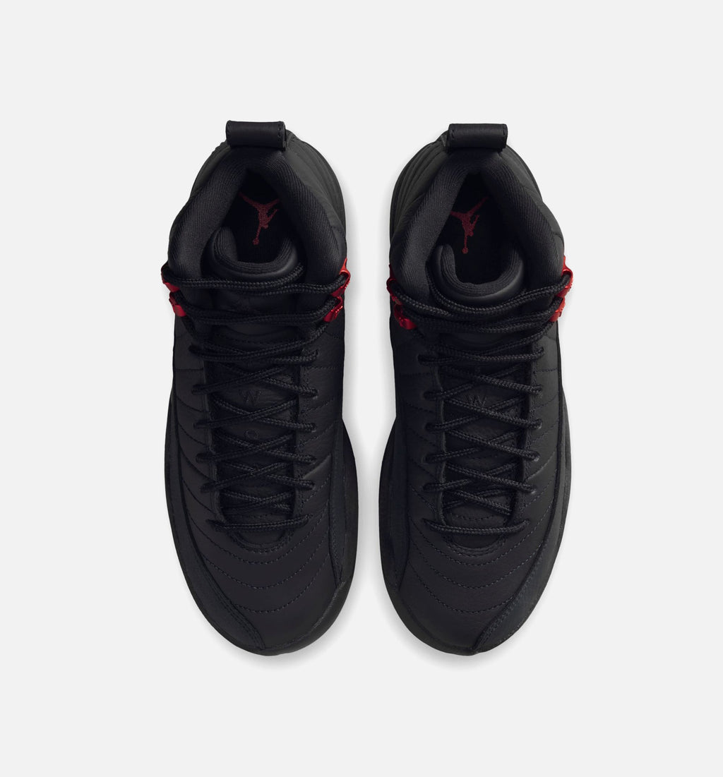 Air Jordan 12 Retro Bloodline Grade School – Black/Varsity Red