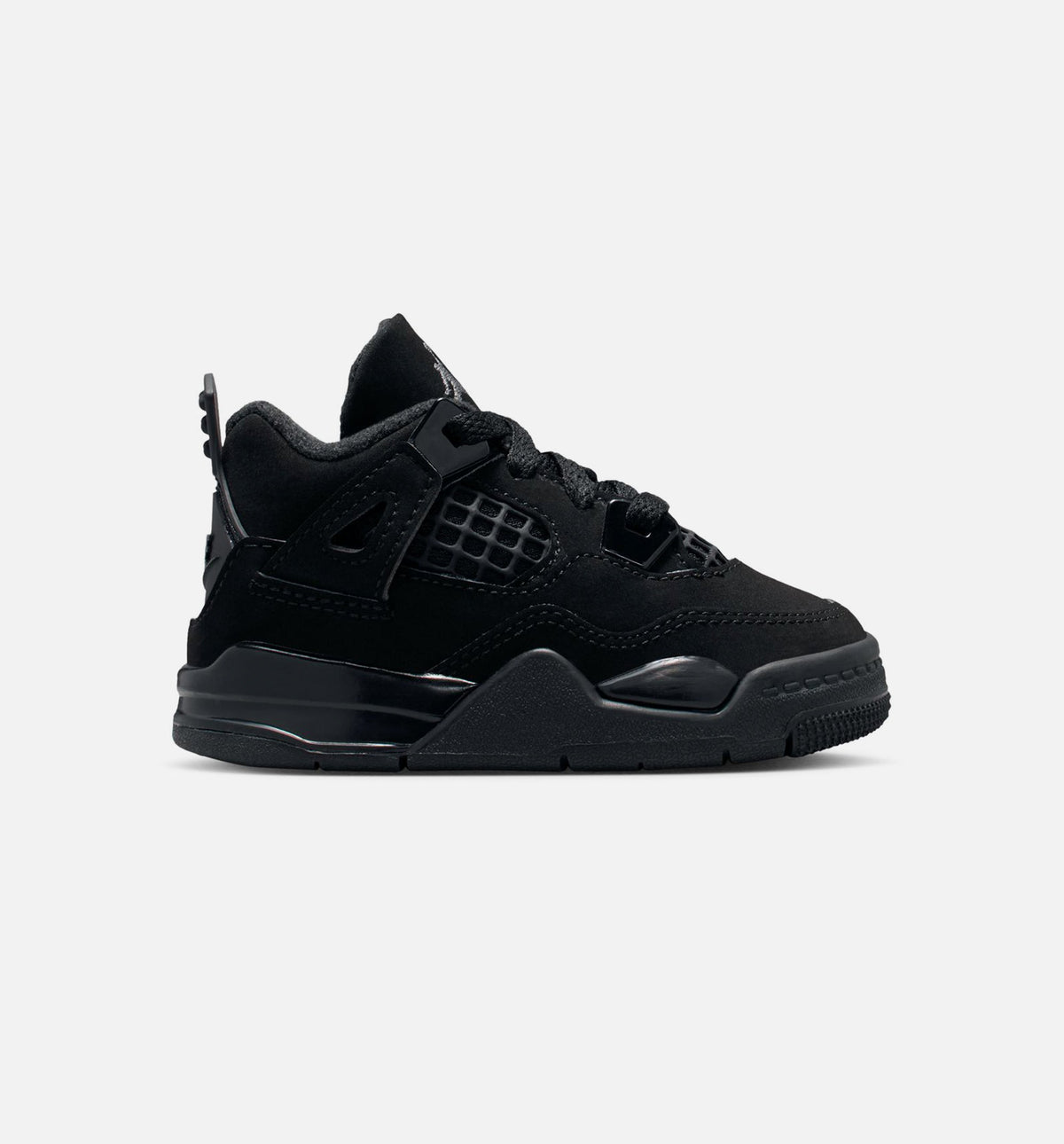 Air Jordan 4 Retro Black Cat Infant/Toddler – Black/Black/Light Graphite