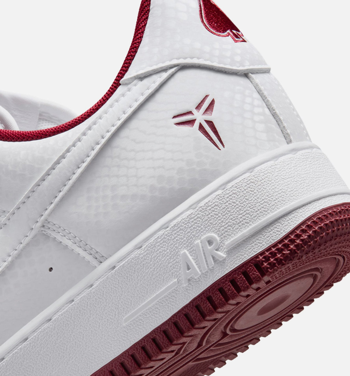 Kobe x Air Force 1 Low Merion Men's – White/Team Red