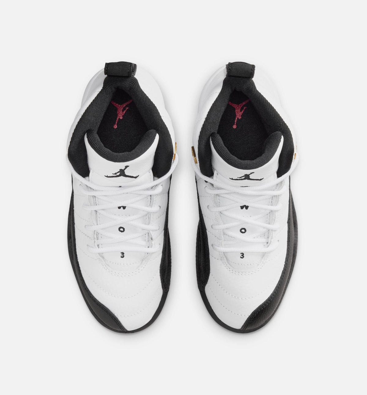 Air Jordan 12 Retro Taxi Preschool – White/Black/Taxi