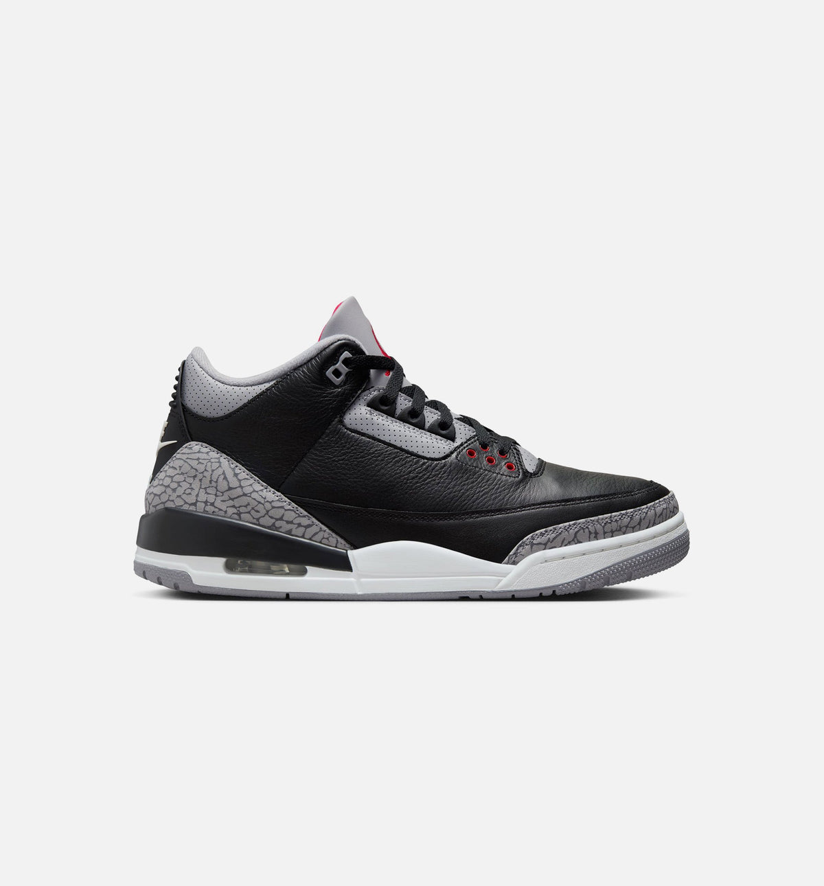 Air Jordan 3 Retro Black Cement Men's – Black/Fire Red/Cement Grey/Summit White
