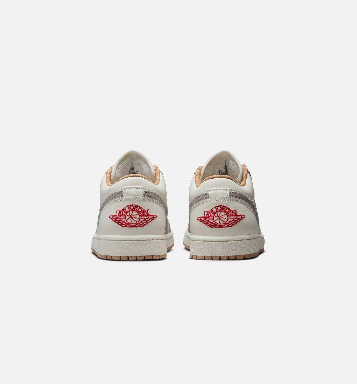 Air Jordan 1 Low Men's – Sail/Fire Red/College Grey/Hemp