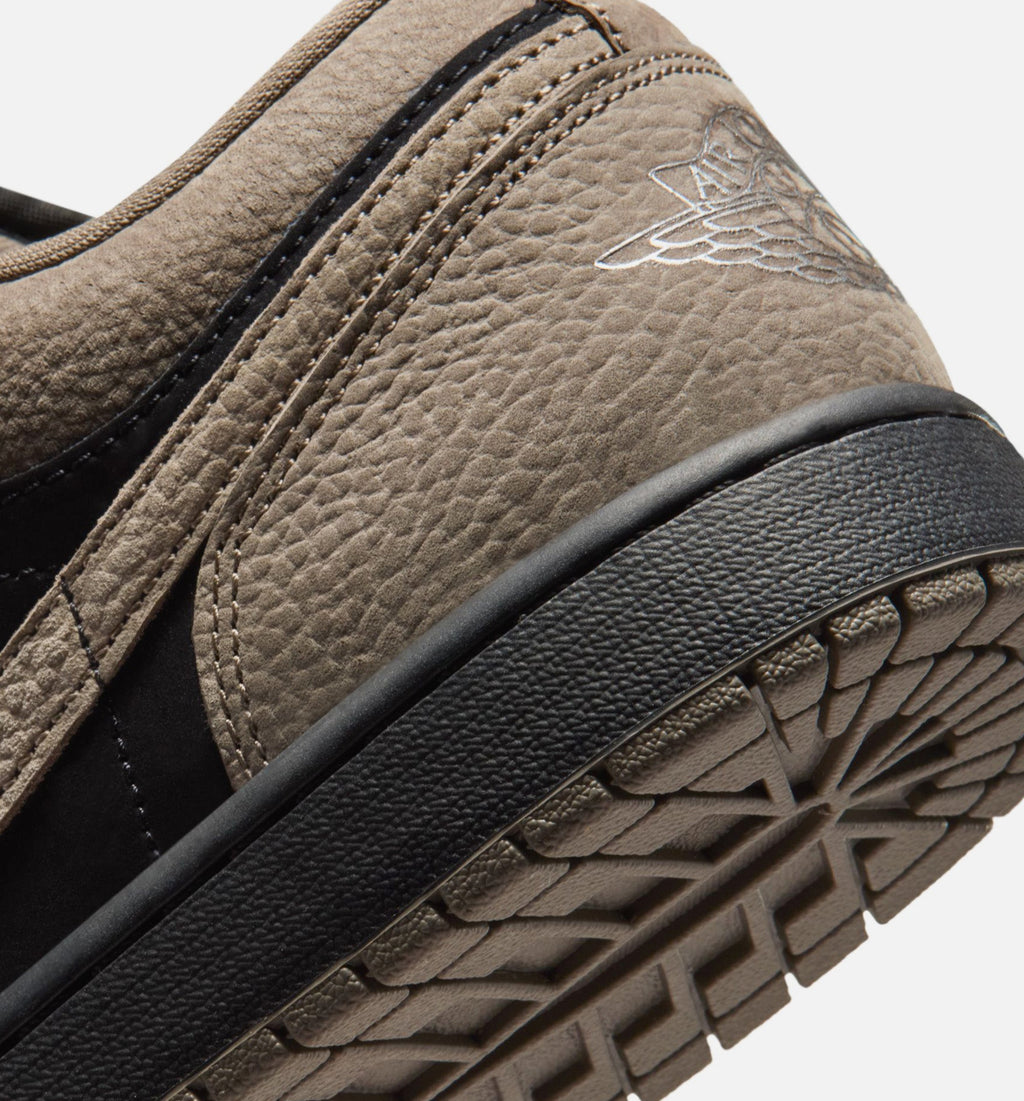 Air Jordan 1 Low SE Men's – Black/Olive Grey/Light Wild Mango