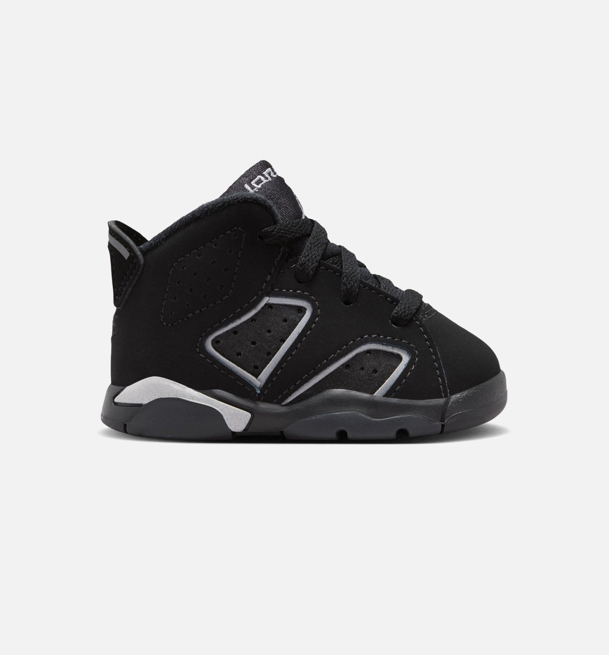 Air Jordan 6 Cap & Gown Infant/Toddler – Black/Reflective Silver/Black