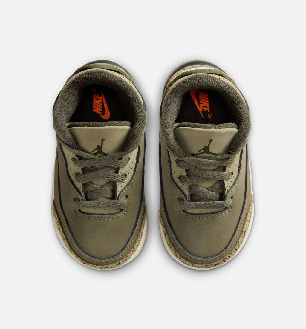 Air Jordan 3 Retro Medium Olive Infant/Toddler – Medium Olive/Sequoia/Neutral Olive/Sail