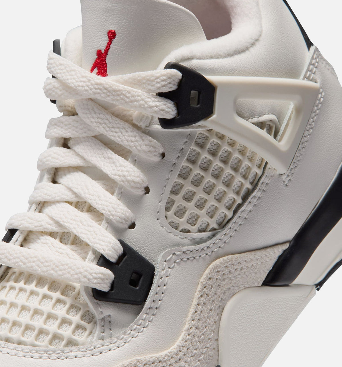 Air Jordan 4 Retro Flight Club Preschool – Sail/Black/University Red