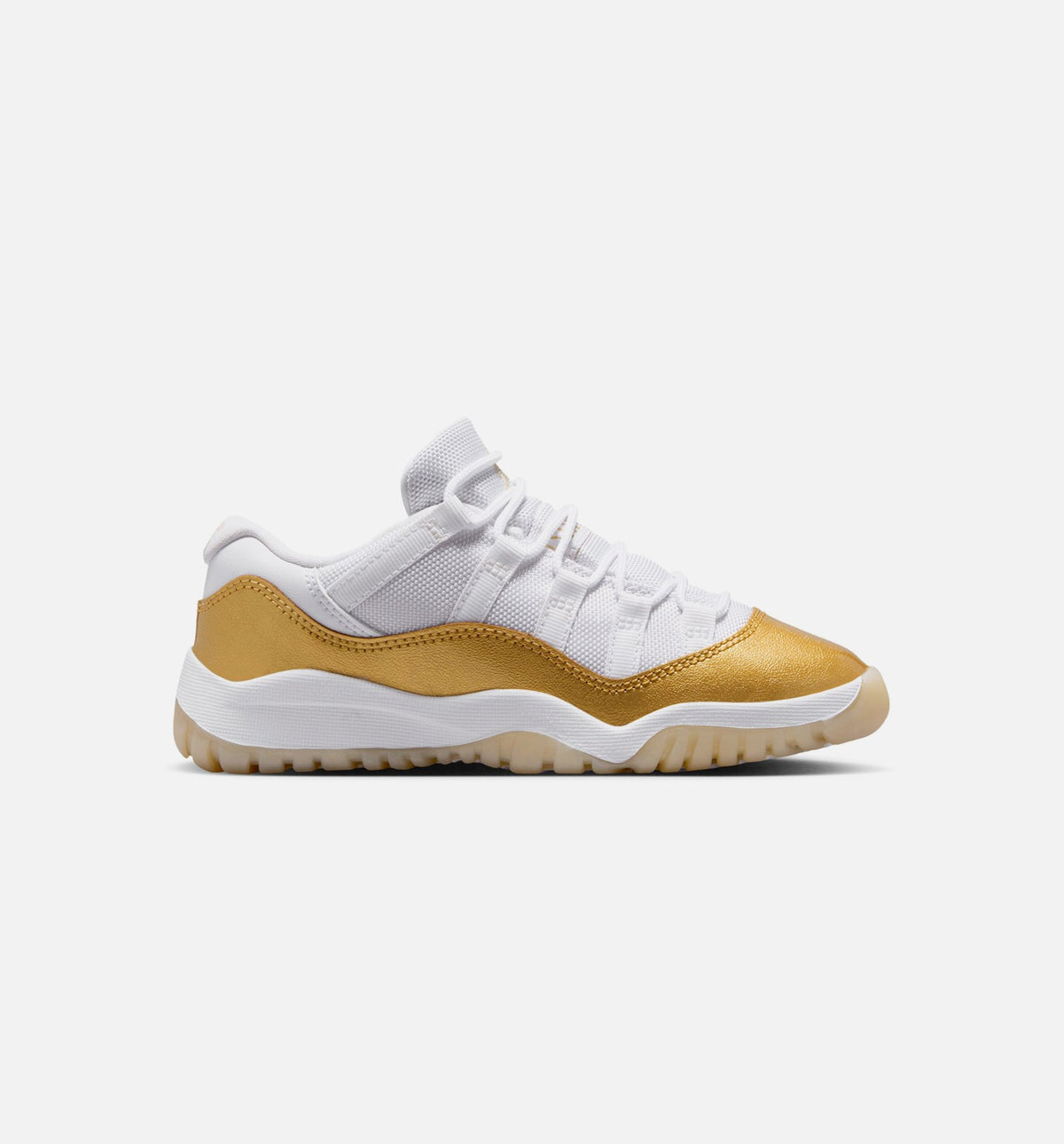 Air Jordan 11 Retro Low Mother's Day Preschool – White/Metallic Gold/Team Gold