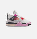 Air Jordan 4 Retro Comic Infant/Toddler – Off White/Fire Pink/Anthracite