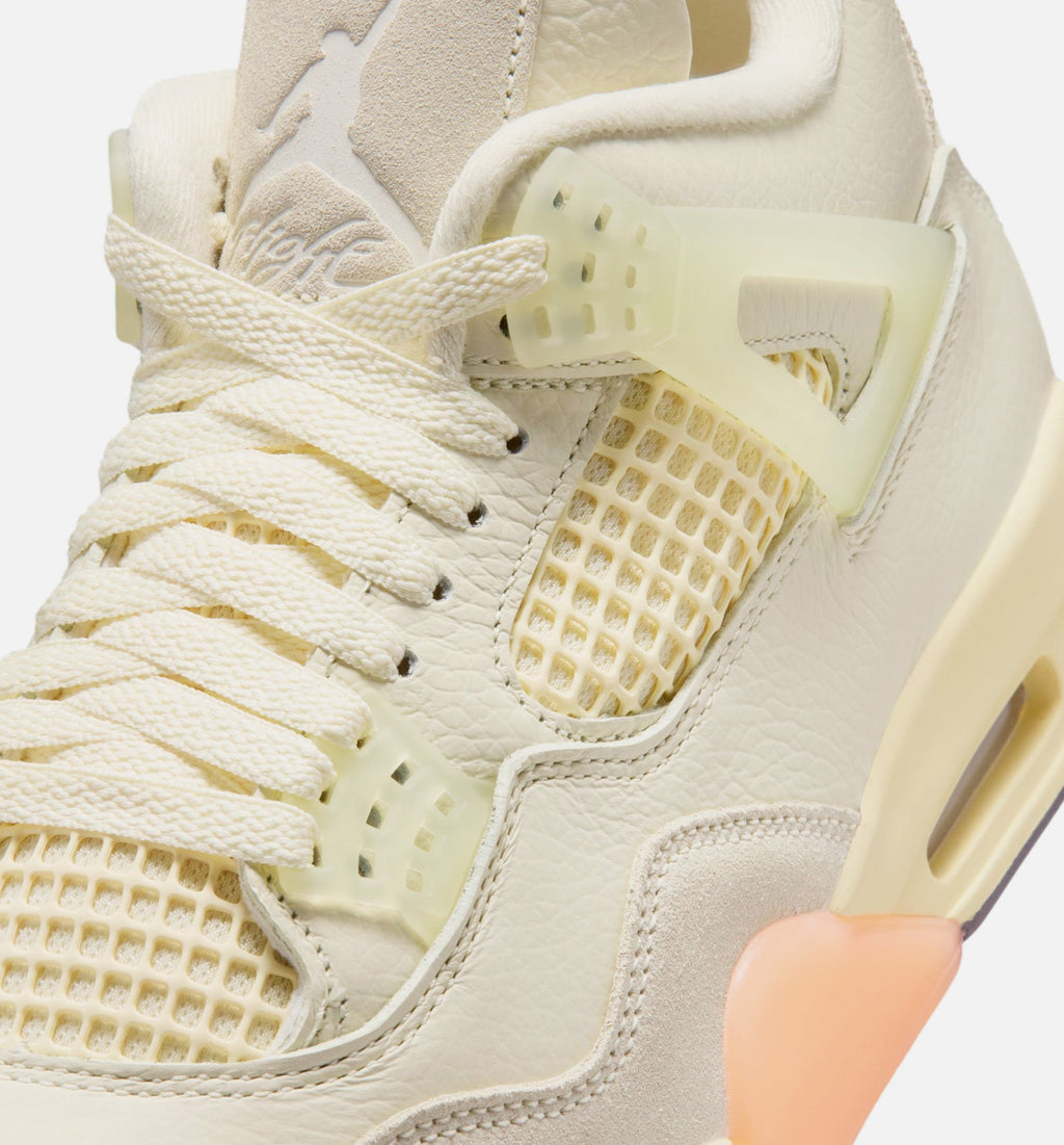 Air Jordan 4 Retro Birds of Paradise Women's – Coconut Milk/Metallic Gold/Muslin/Bright Mango/Sundial/Black