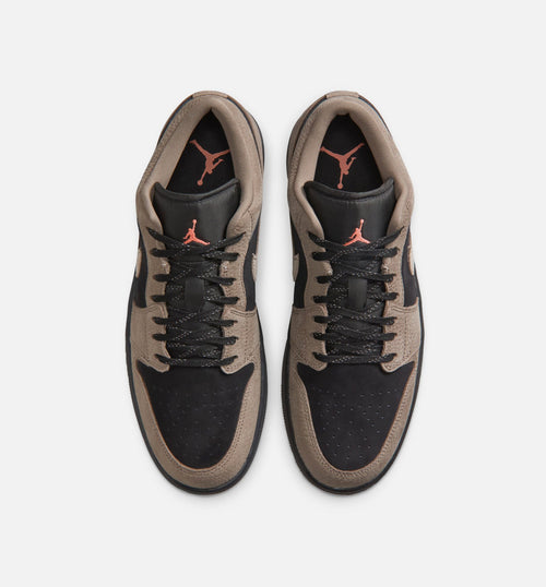 Air Jordan 1 Low SE Men's – Black/Olive Grey/Light Wild Mango