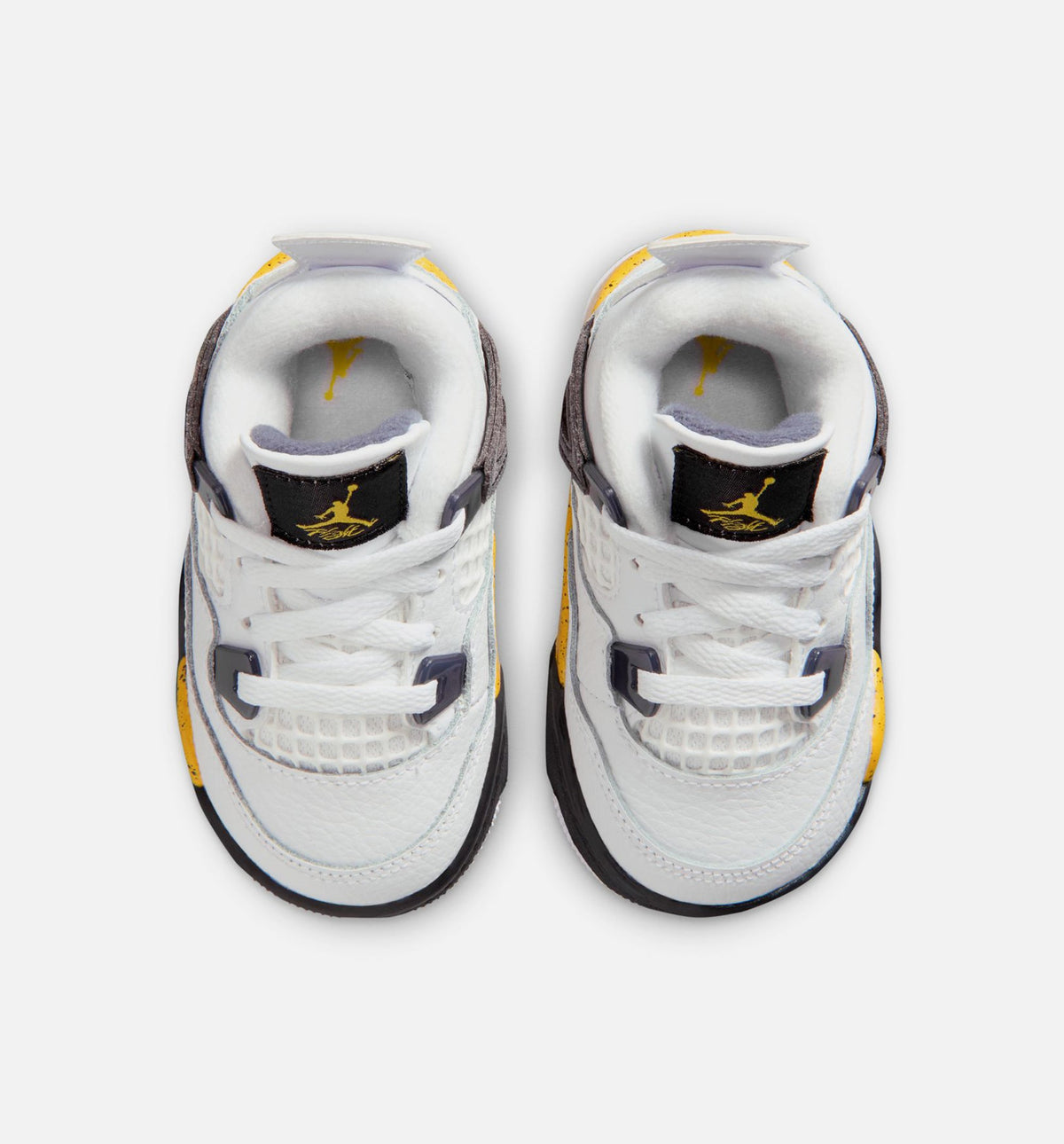 Air Jordan 4 Retro Rare Air Tour Yellow Infant/Toddler – White/Dark Blue Grey/Black/Tour Yellow