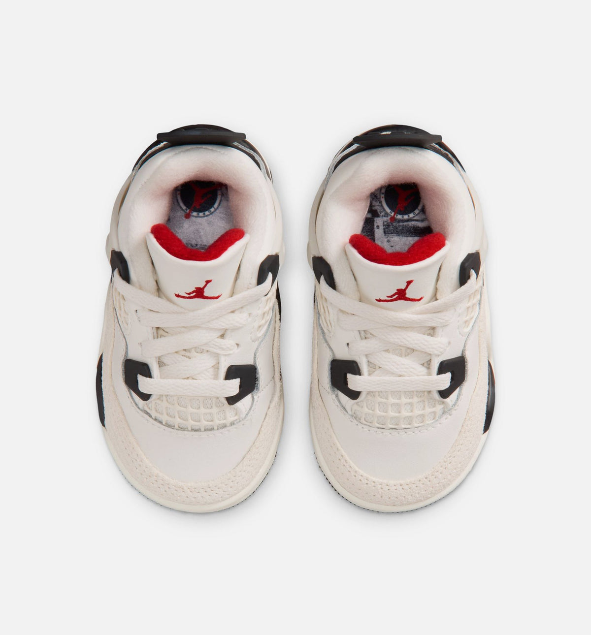 Air Jordan 4 Retro Flight Club Infant/Toddler – Sail/Black/University Red