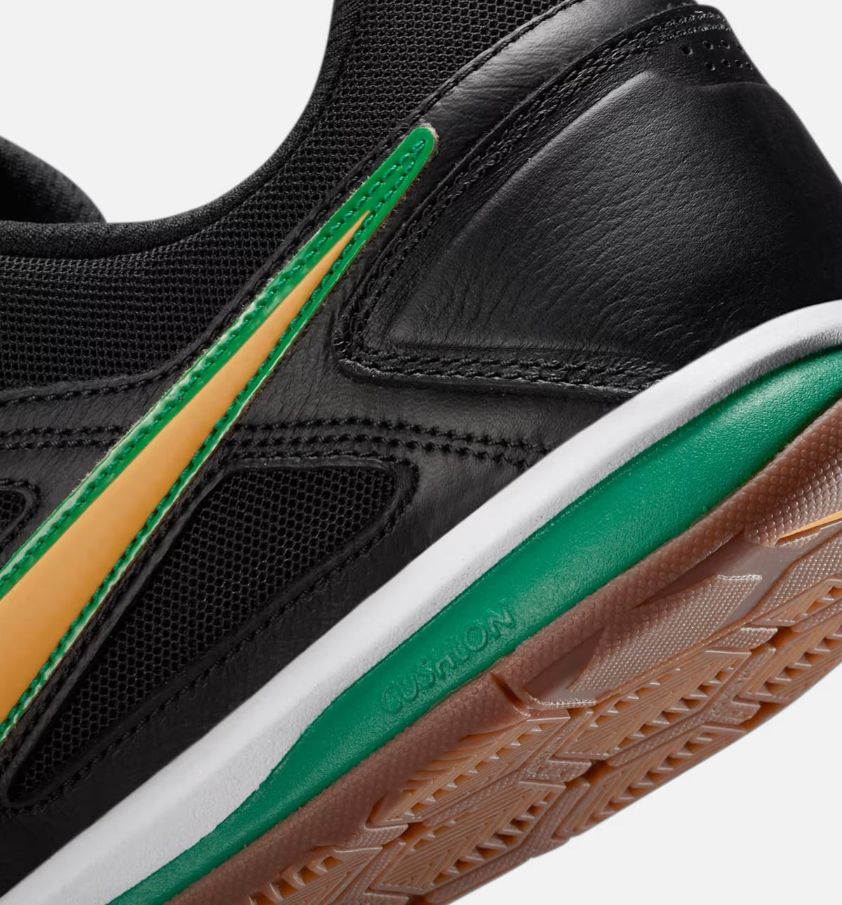 Gato Brasil Men's – Black/White/Gum Dark Brown/Varsity Maize