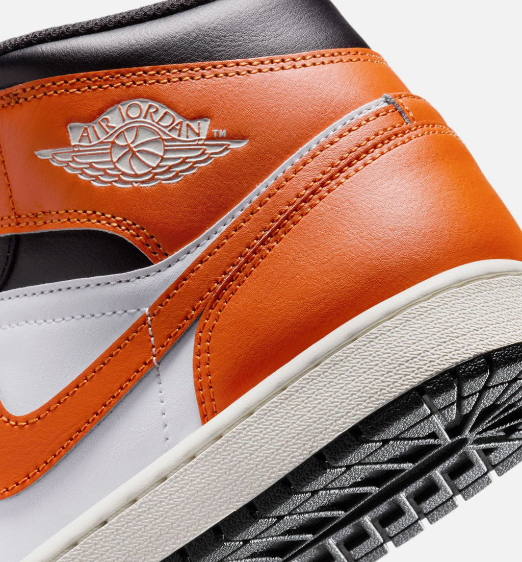 Air Jordan 1 Mid Men's – Starfish/White/Sail/Black