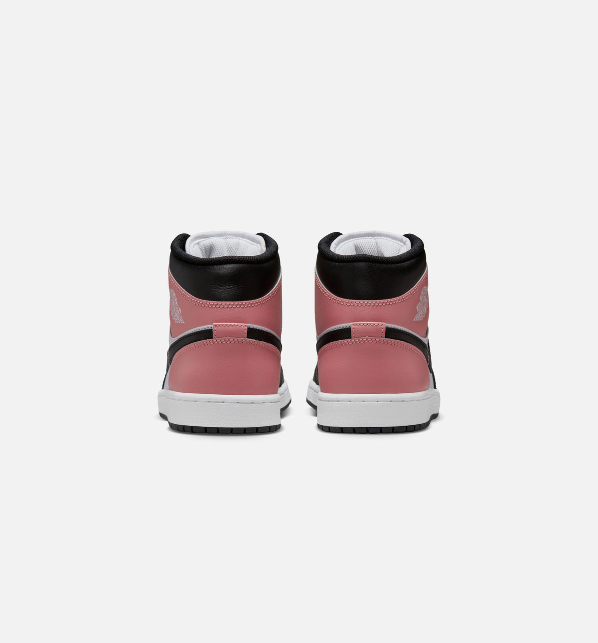Air Jordan 1 Mid Men's – White/Rust Pink/Black