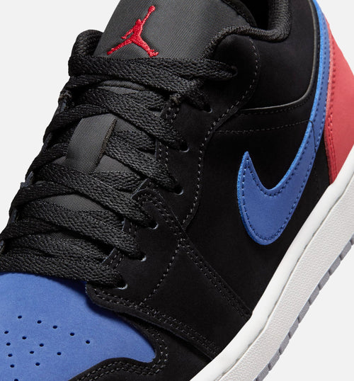 Air Jordan 1 Low Men's – Black/Summit White/True Blue/Varsity Red