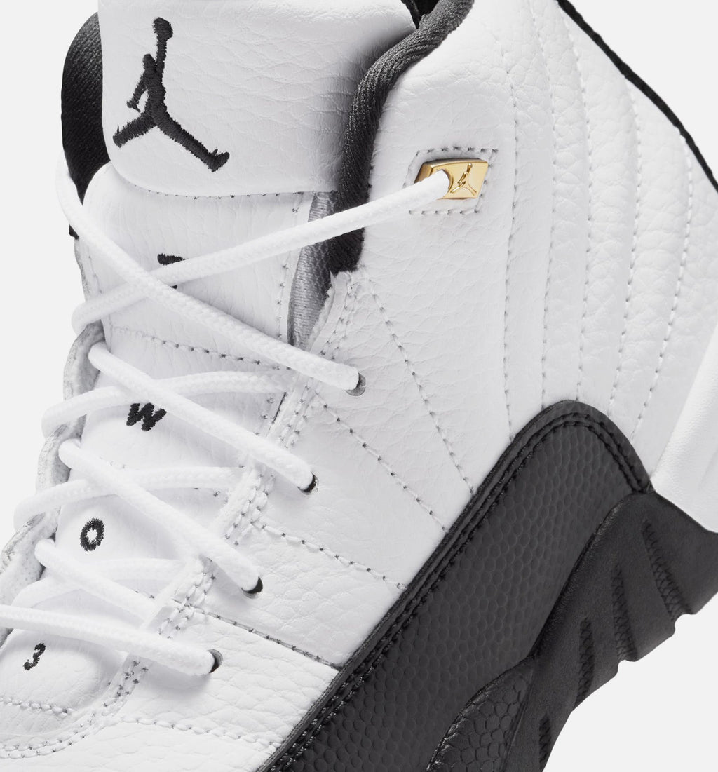 Air Jordan 12 Retro Taxi Preschool – White/Black/Taxi
